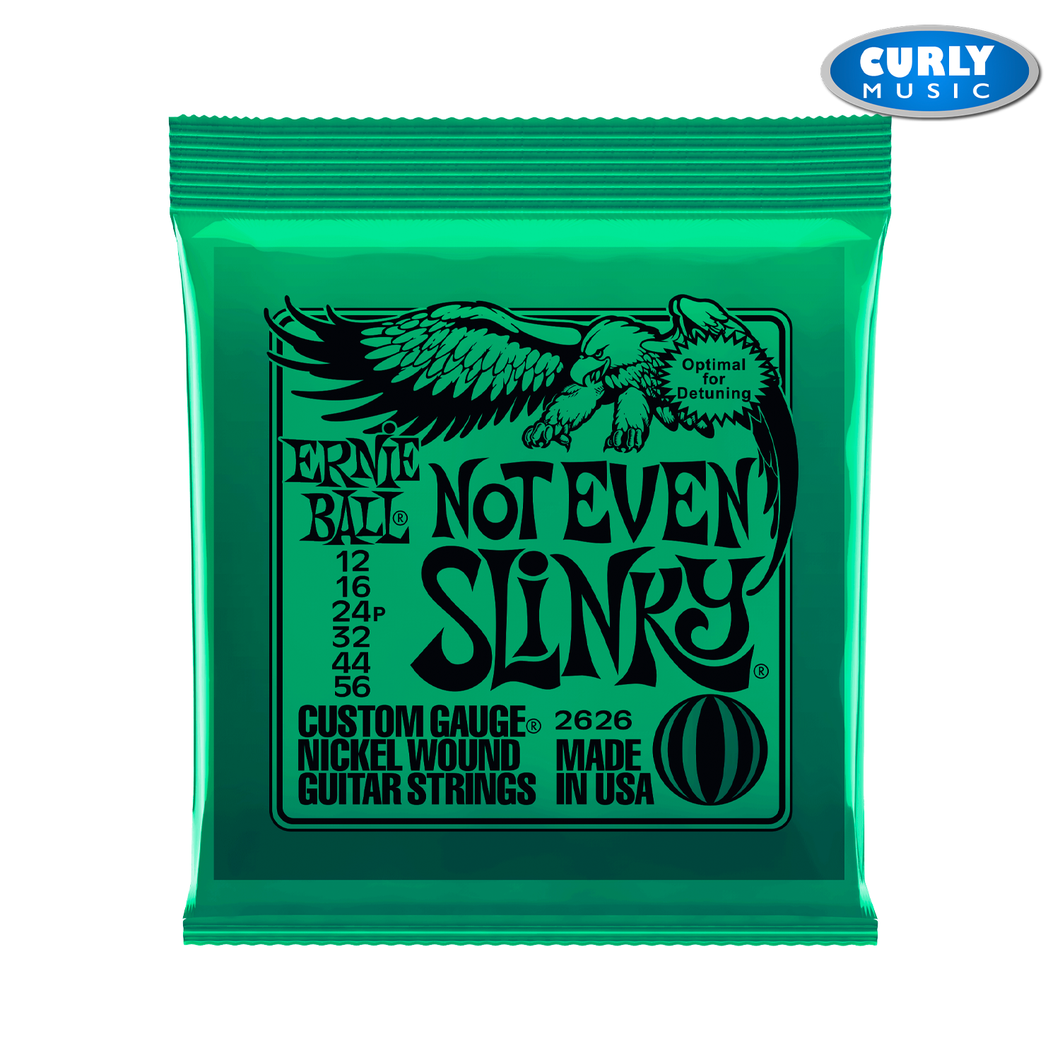 Ernie Ball 12's - Not Even Slinky Nickel Wound Electric Guitar Strings 12-56 | Accessories