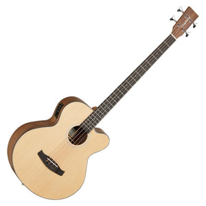 anglewood DBT-AB-BW Discovery Electro Acoustic Bass, Natural