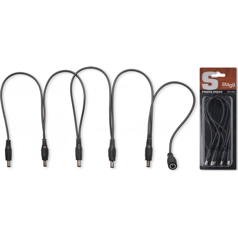 Stagg Pro 5 Way Daisy chain Power supply lead